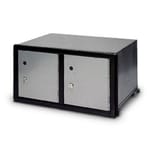 View 2 Compartment Parcel Locker - Rear Door